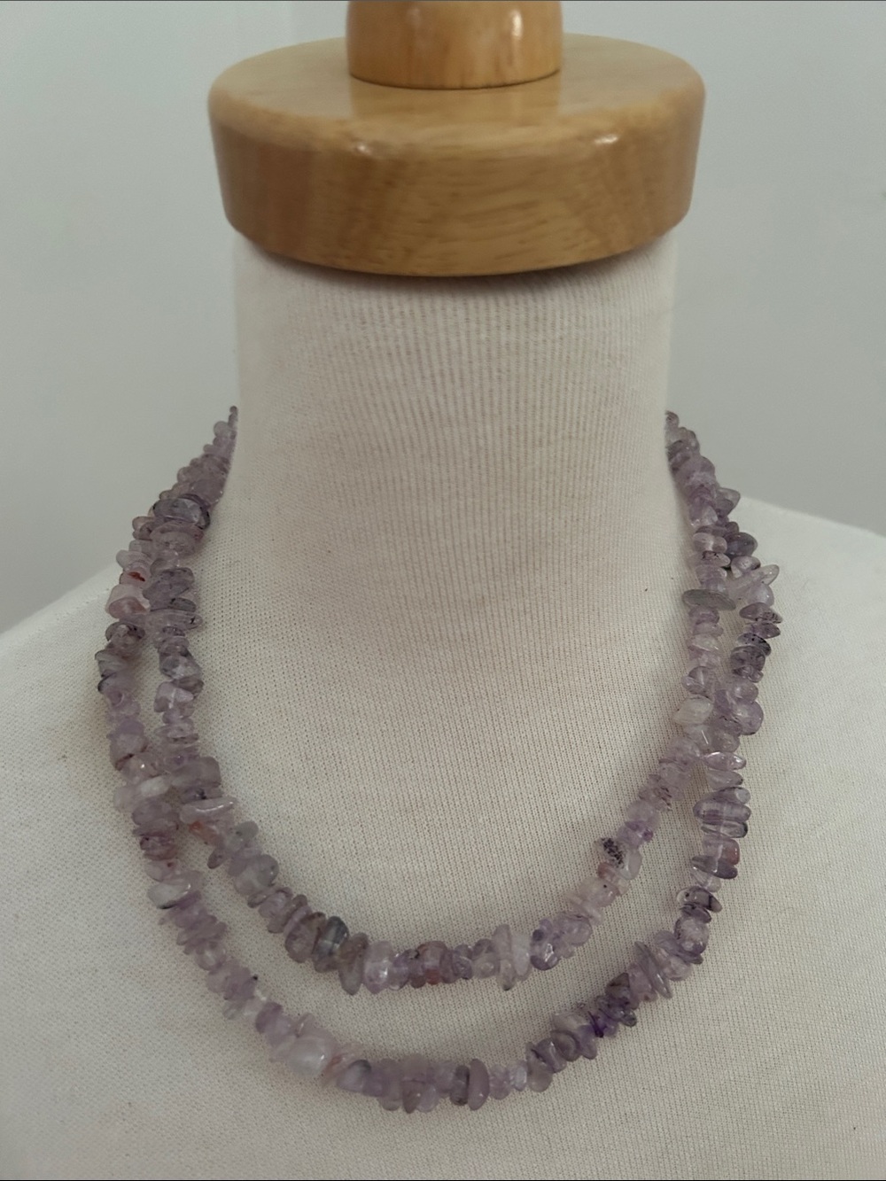 Amethyst Chip Bead Necklace